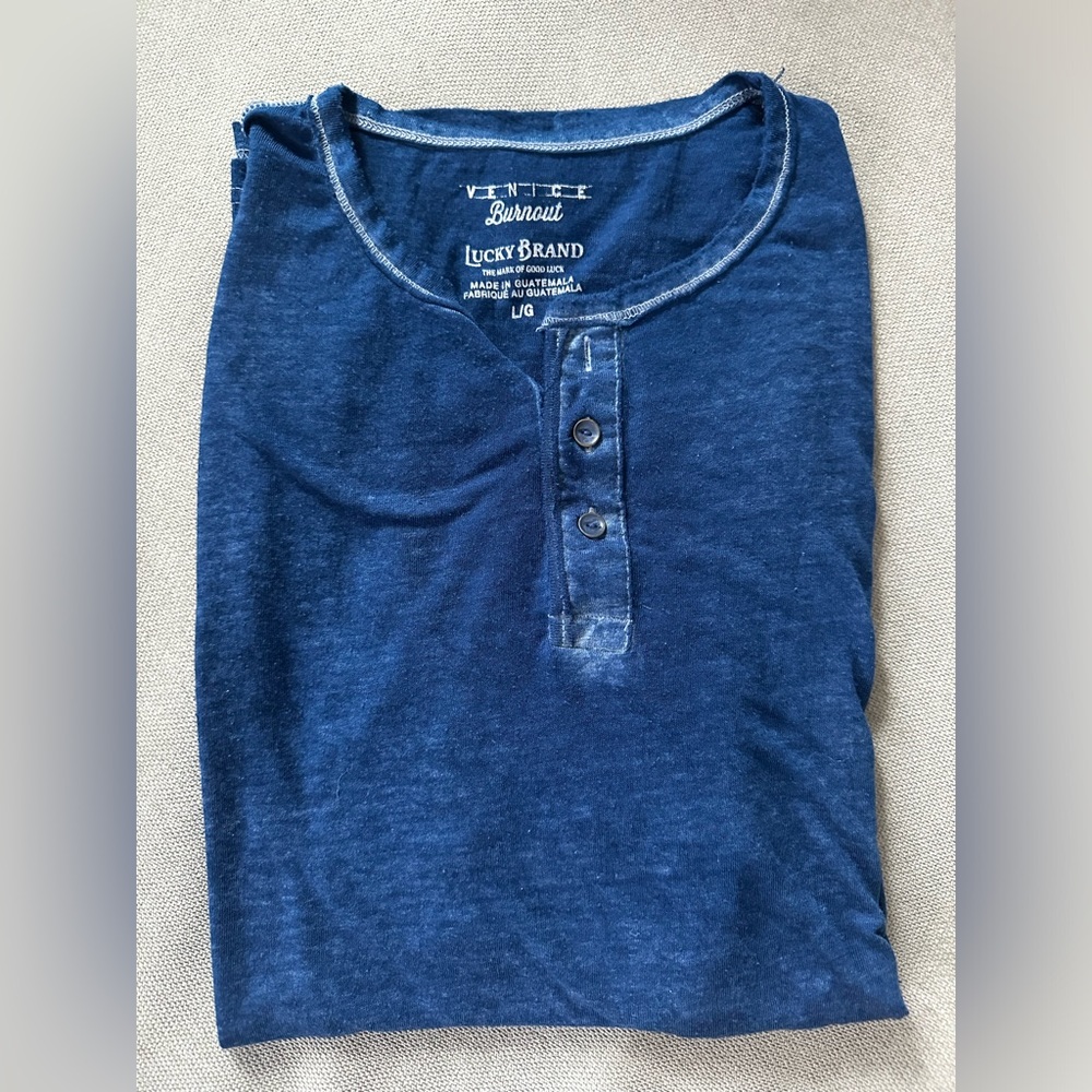 Lucky Brand short sleeve Henley